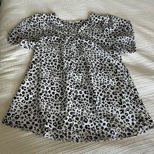 ANDRÉ LEOPARD PRINT BLOUSE